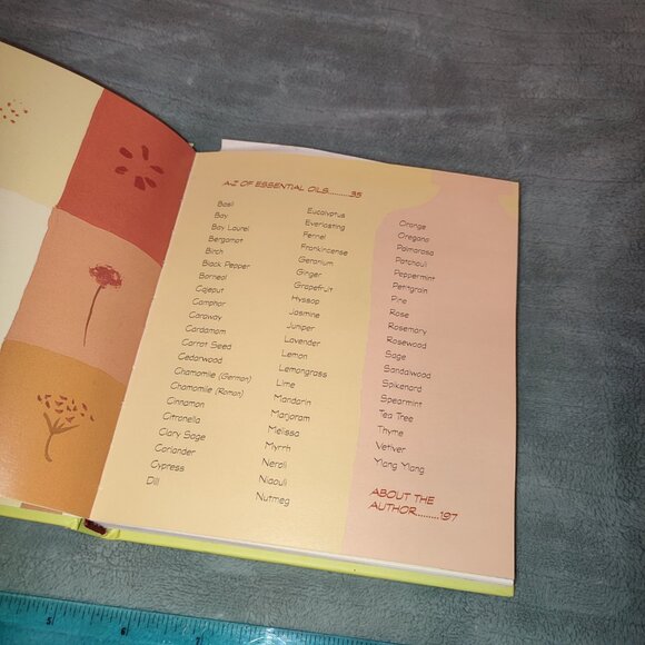 Deluxe Book Aromatherapy 101 Karen Downes Hardcover Colorful Essential Oils - Picture 5 of 12